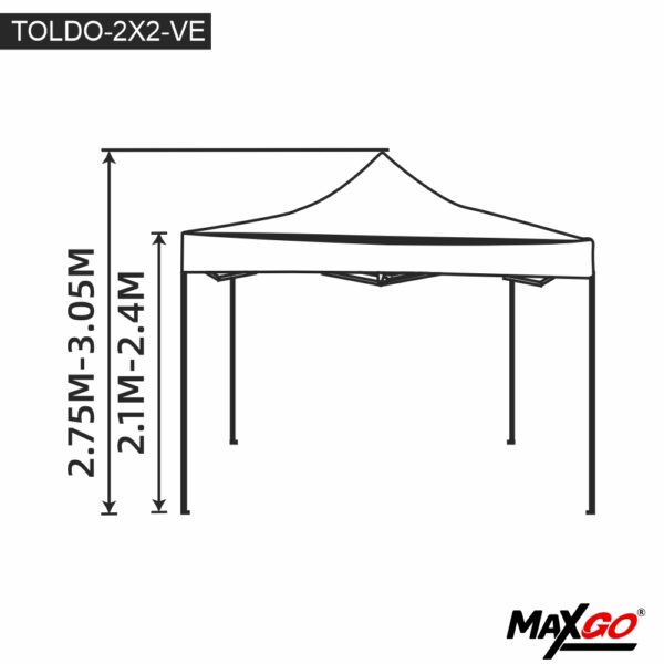 Toldo MaxGo - TOLDO-2X2 - Imagen 3